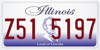 IL license plate Z515197
