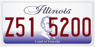 IL license plate Z515200
