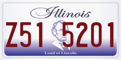 IL license plate Z515201