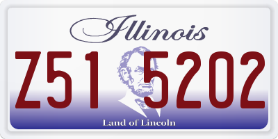 IL license plate Z515202