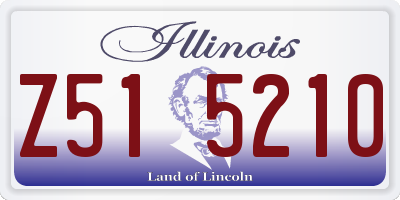 IL license plate Z515210