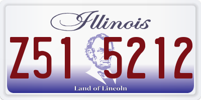 IL license plate Z515212