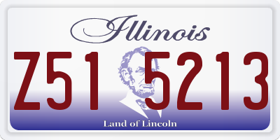 IL license plate Z515213