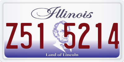 IL license plate Z515214