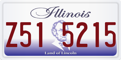 IL license plate Z515215