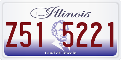 IL license plate Z515221