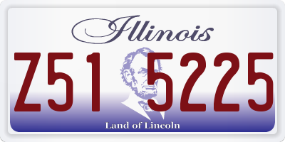 IL license plate Z515225
