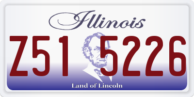 IL license plate Z515226