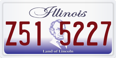 IL license plate Z515227