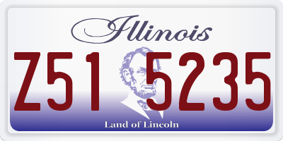 IL license plate Z515235
