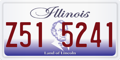 IL license plate Z515241