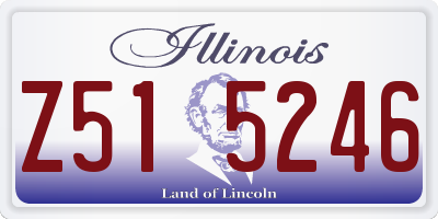 IL license plate Z515246