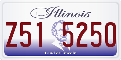 IL license plate Z515250