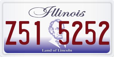 IL license plate Z515252
