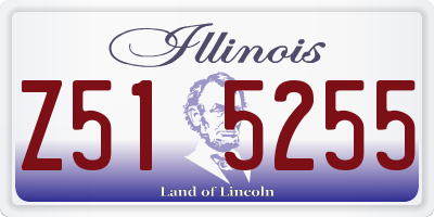 IL license plate Z515255
