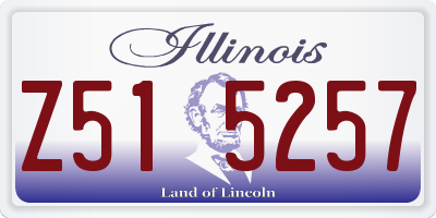 IL license plate Z515257