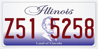 IL license plate Z515258