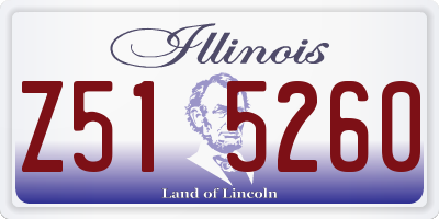 IL license plate Z515260