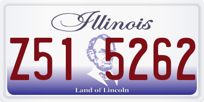IL license plate Z515262
