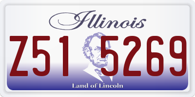 IL license plate Z515269