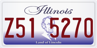 IL license plate Z515270