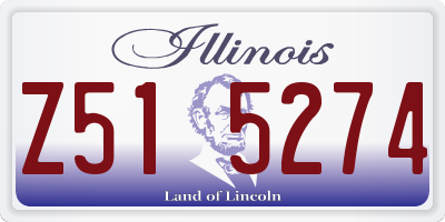 IL license plate Z515274