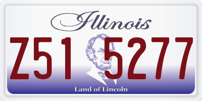 IL license plate Z515277