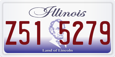 IL license plate Z515279