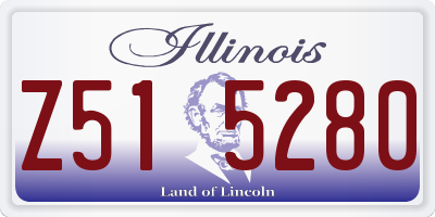IL license plate Z515280