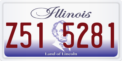 IL license plate Z515281