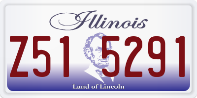 IL license plate Z515291