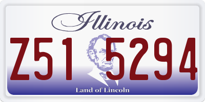 IL license plate Z515294