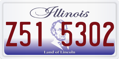 IL license plate Z515302