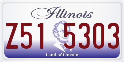 IL license plate Z515303