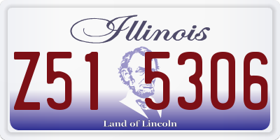 IL license plate Z515306