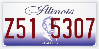 IL license plate Z515307