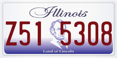 IL license plate Z515308