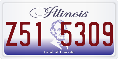 IL license plate Z515309