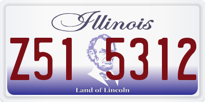 IL license plate Z515312