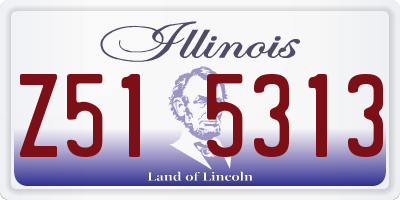 IL license plate Z515313