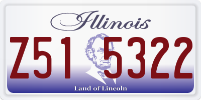IL license plate Z515322