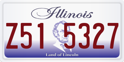 IL license plate Z515327