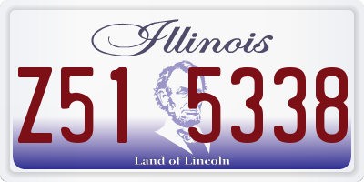 IL license plate Z515338
