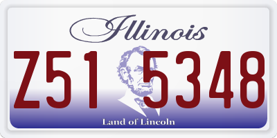 IL license plate Z515348