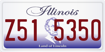 IL license plate Z515350