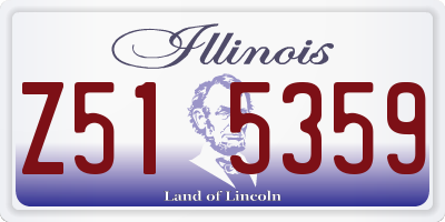 IL license plate Z515359