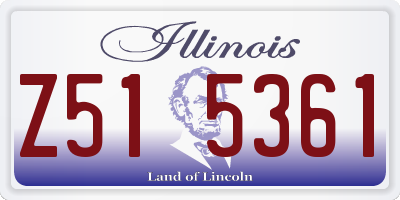 IL license plate Z515361