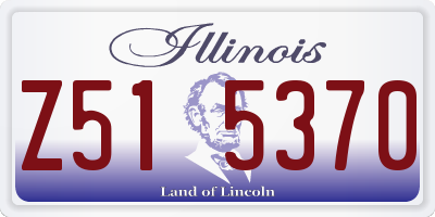 IL license plate Z515370