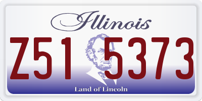 IL license plate Z515373