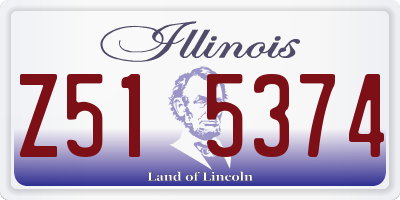 IL license plate Z515374